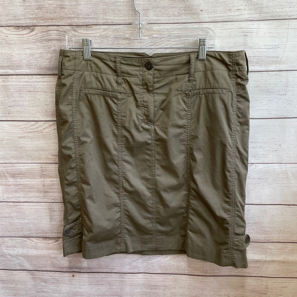 LUISA CERANO UTILITY SKIRT IN KHAKI